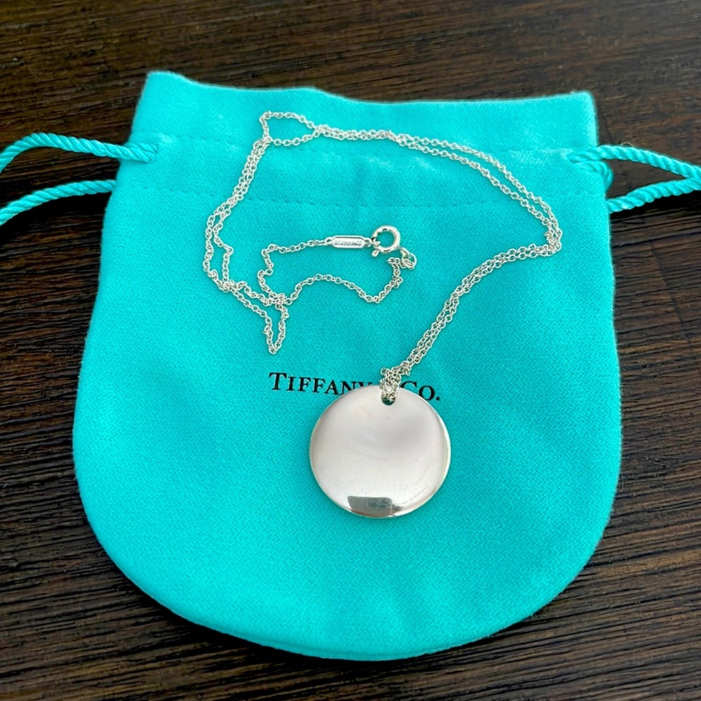 Tiffany & Co Round Pendant Necklace
